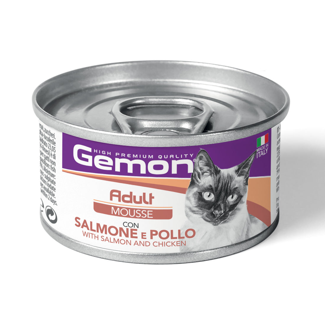 Gemon Gatto Mousse Adult con salmone e pollo 85g Gemon Gatto Mousse Adult con salmone e pollo 85g